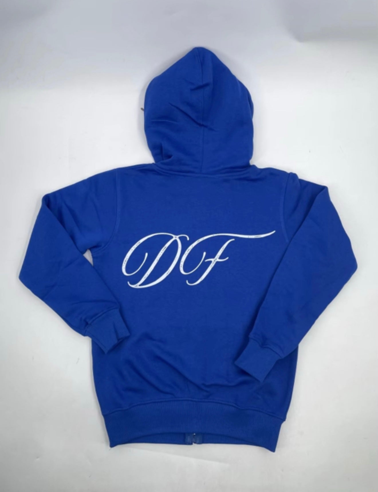 Blue “Signature” Zip-up Hoodie