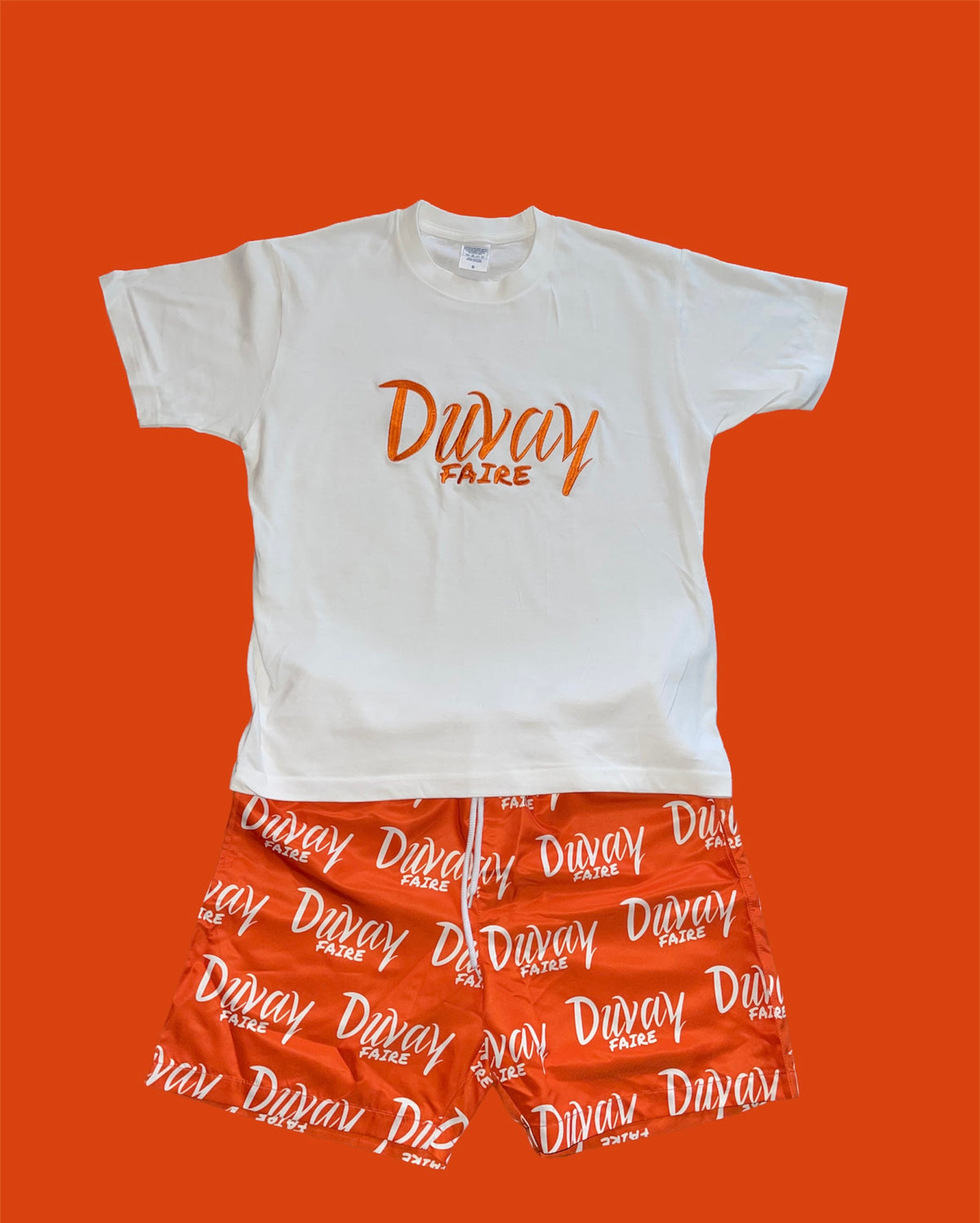 White & Orange “Summer Romance” T-Shirt