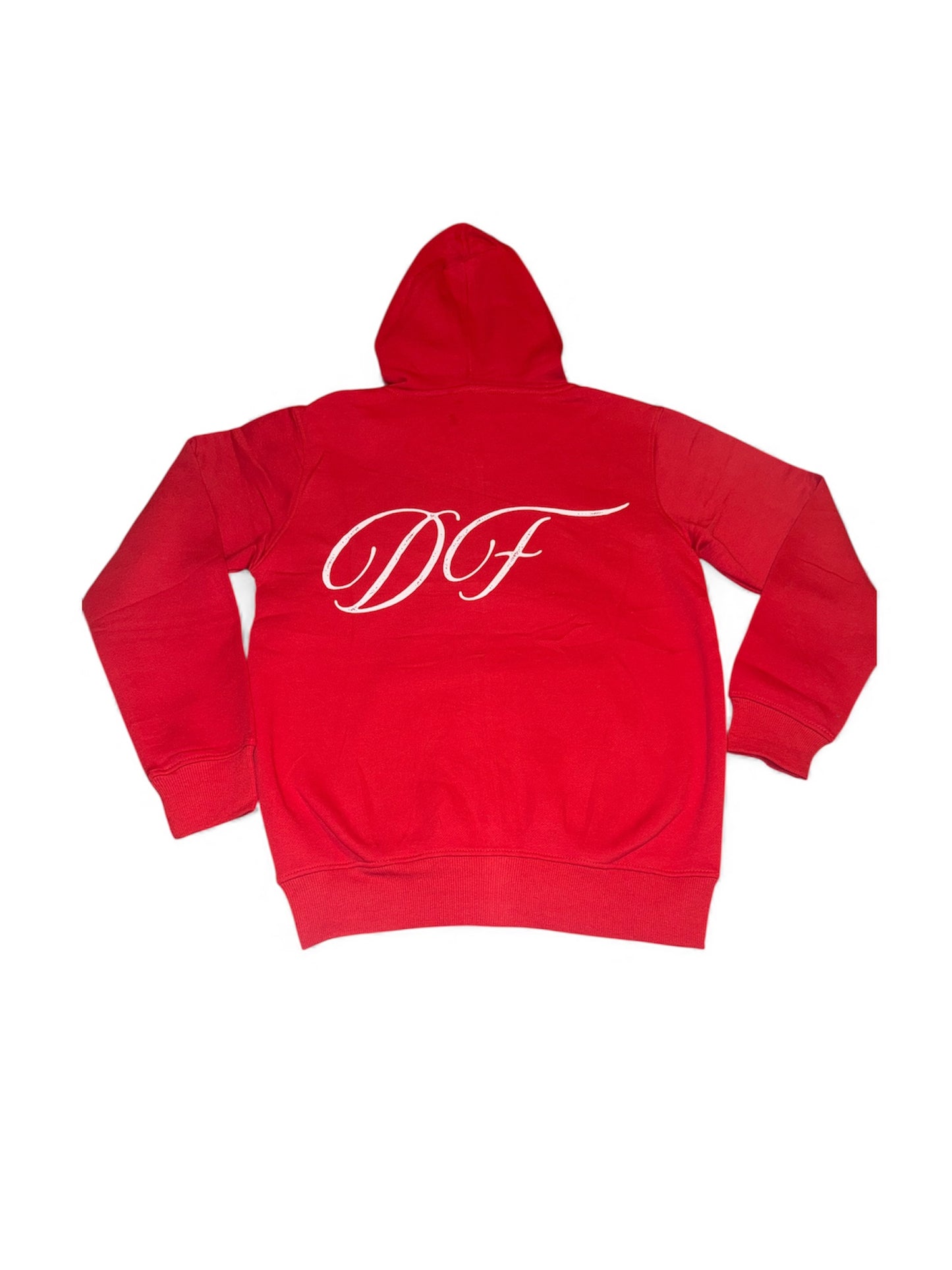 Red “Signature” Zip-up Hoodie