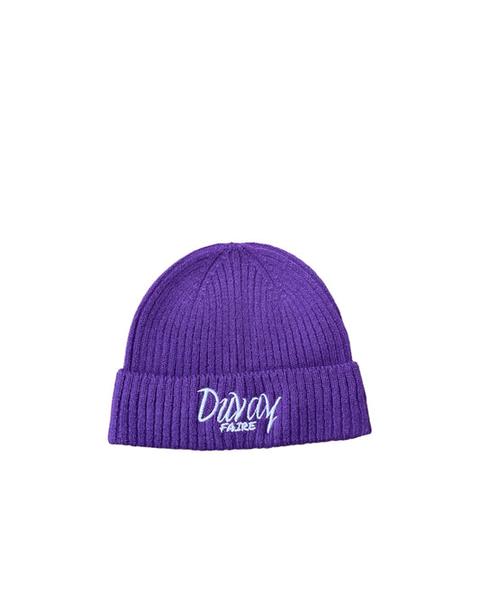 Purple "Holiday Romance" Beanie