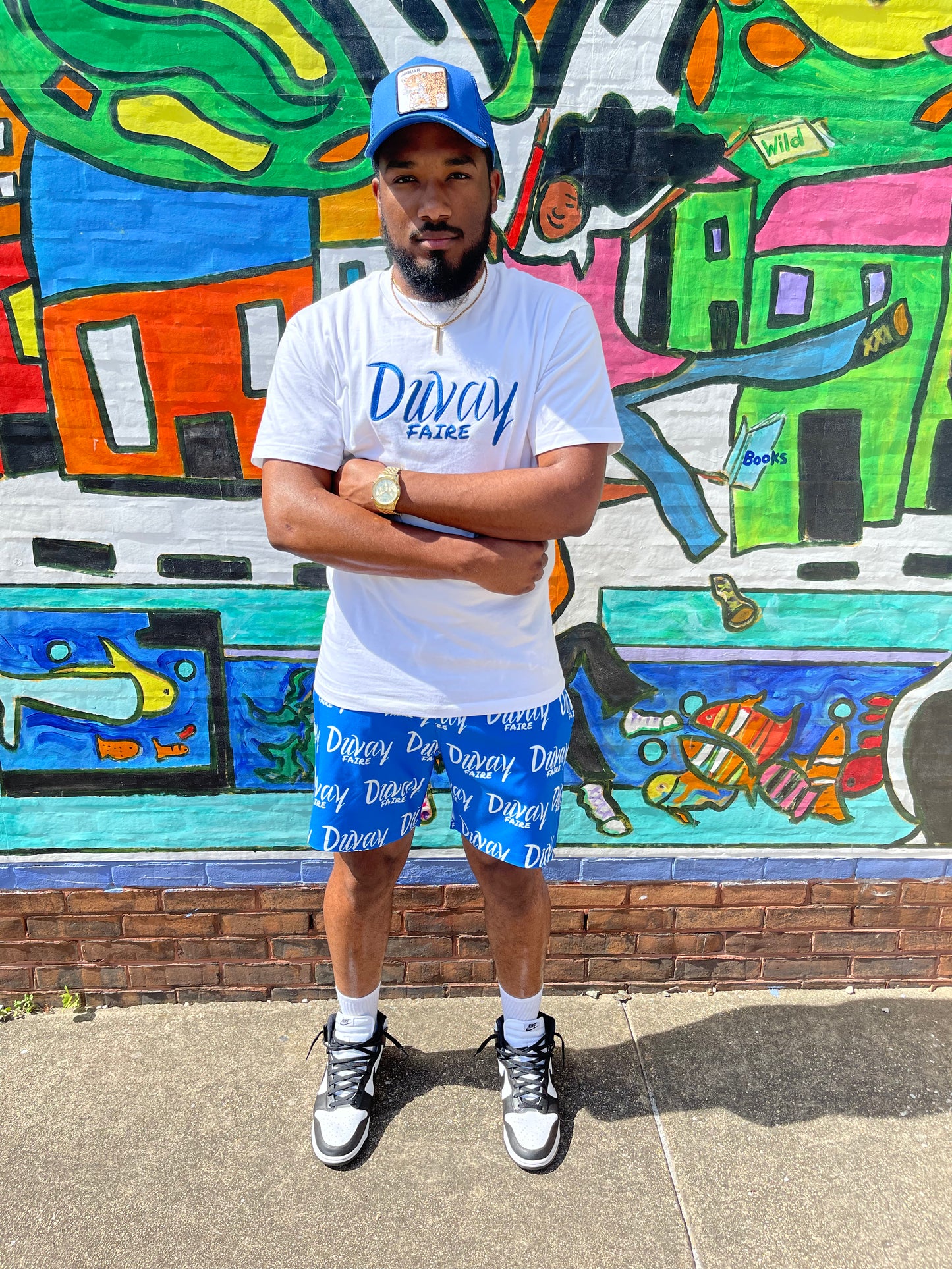 White & Blue “Summer Romance” T-Shirt
